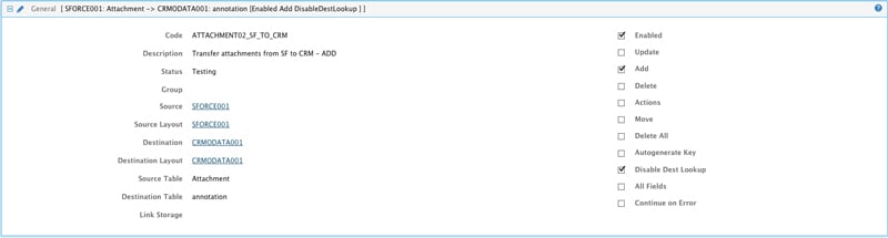 General setup for file transfer to from Dynamics 365 Salesforce to Sales