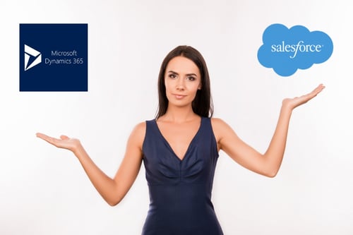 weigh your options: salesforce CRM vs Microsoft Dynamics CRM 365