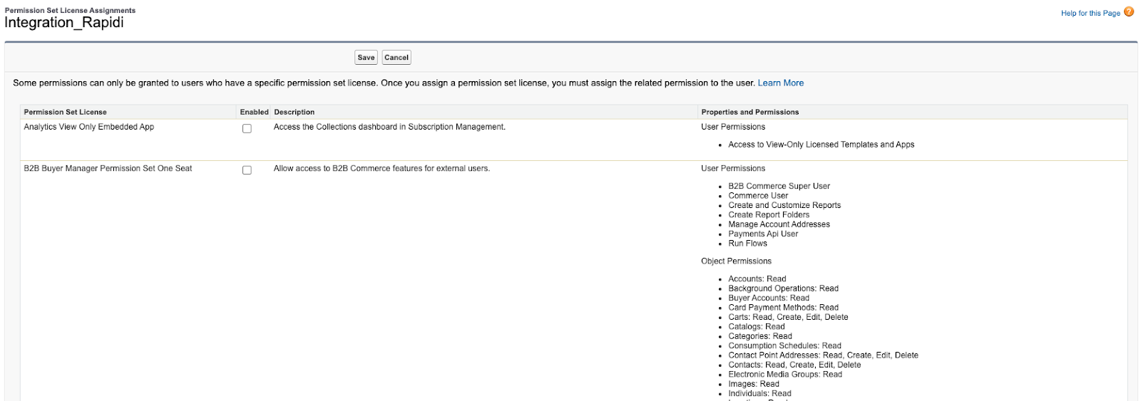 How to set up the Salesforce Integration User