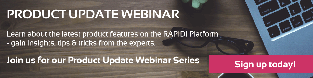 Join us for our MyRapidi Webinars 2018