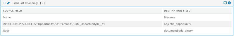 Fieldmapping:  file transfer from Salesforce to Dynamics 365 Sales
