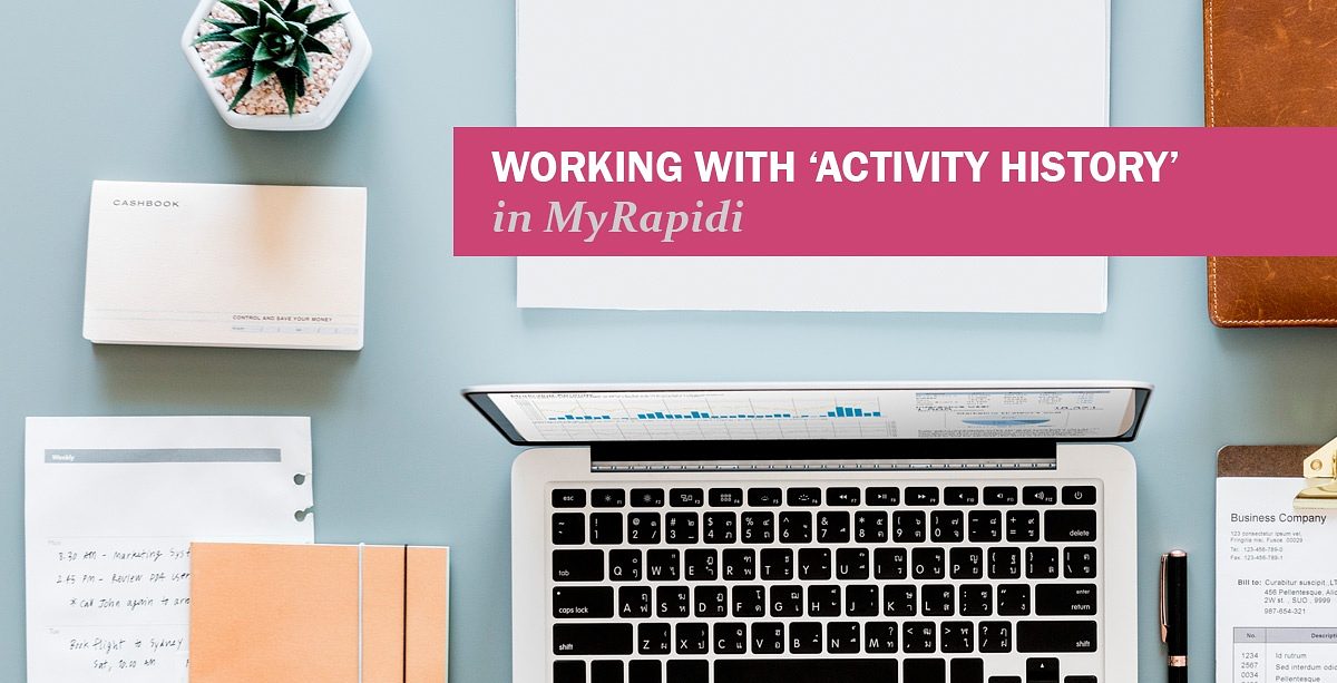 Nueva funcionalidad: el Activity History en MyRapidi