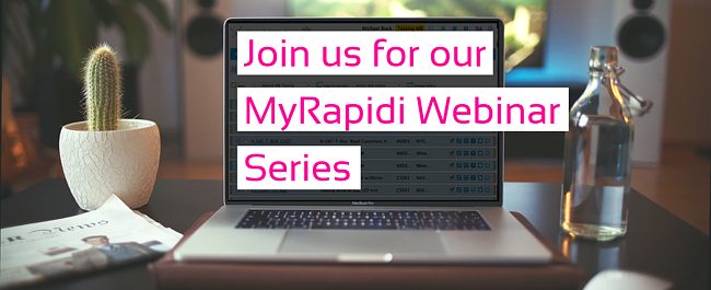 Webinars : mise à jour produit MyRapidi, janvier 2017