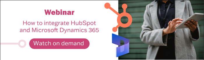 Webinar on-demand HubSpot-D365 Integration