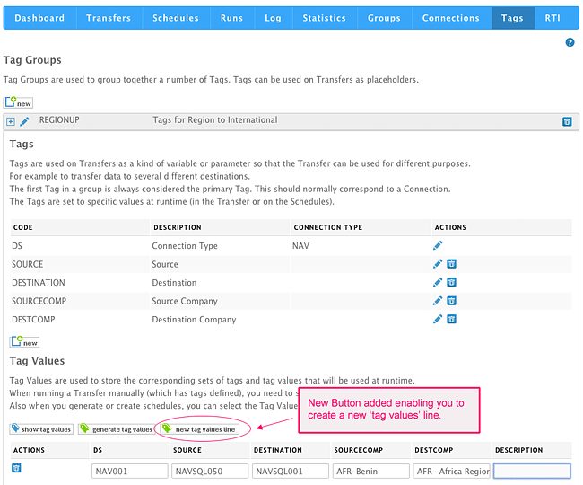 Improved Flexibility Working With MyRapidi Tags: Generate a Single 'Tag Values' Line