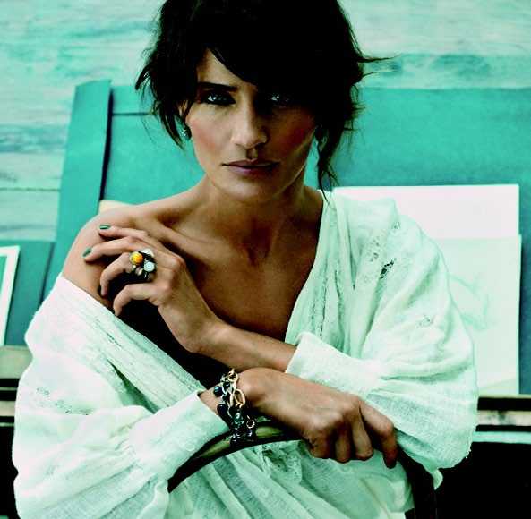 A model wearing Ole Lynggaard rings and bracelets